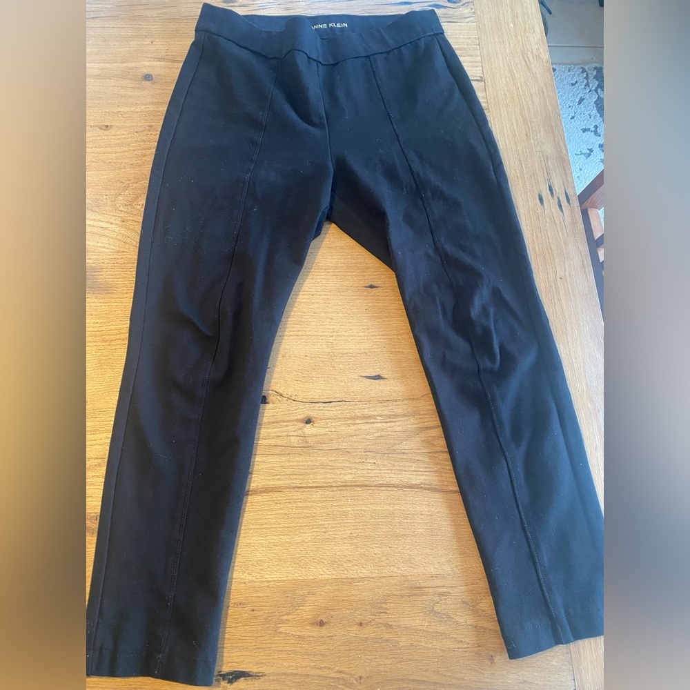 Anne Klein Skinny Leg Stretch Leggings Pant Black Women’s 12 Preloved
